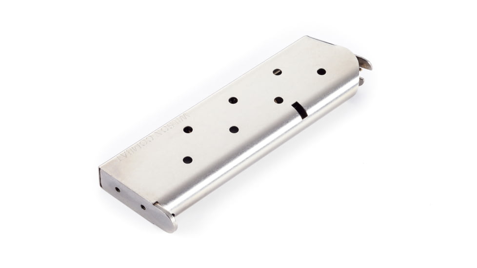 Wilson Combat 920 Series Full Size 1911 Magazine, .45 ACP, FS, 8 Rounds, Welded Base Plate, Stainless, 920-45FS8-8RD