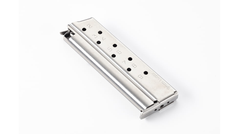 Wilson Combat 920 Series Full Size 1911 Magazine, 9mm, FS, 9 Rounds, Stainless, 920-9FS9-9RD