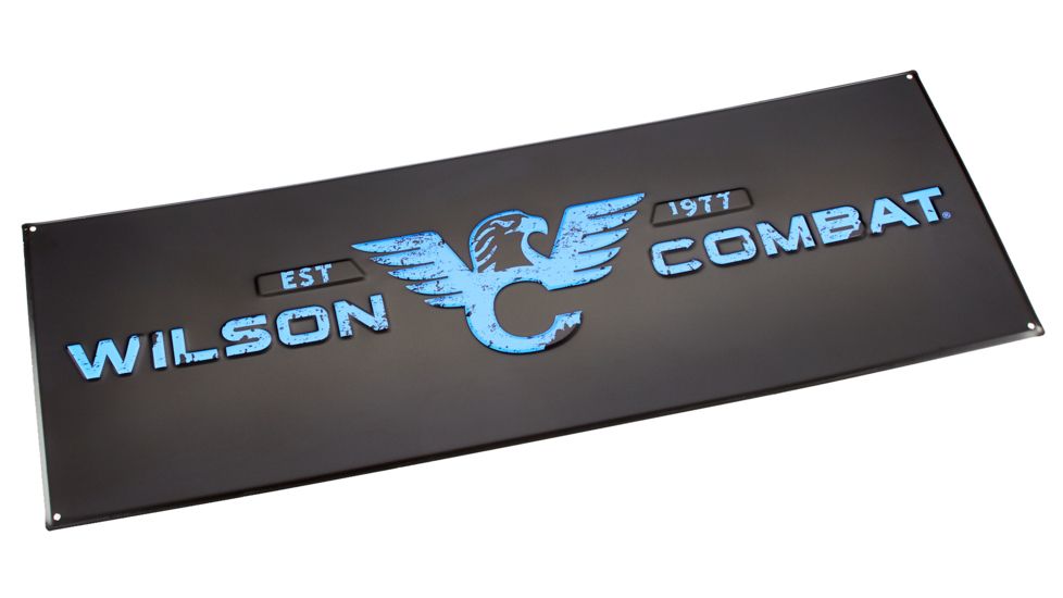 Wilson Combat Aluminum Sign, Black 886