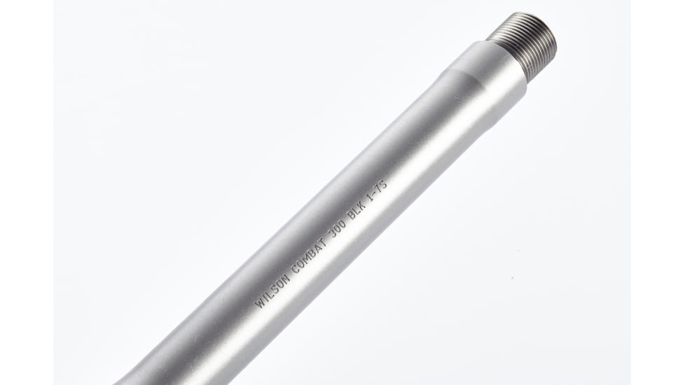 Wilson Combat AR Threaded Barrel, 300 BLK, SBR, 11 in, Round, Threaded, 1-7 Twist, TR-300SBRPG11RT7