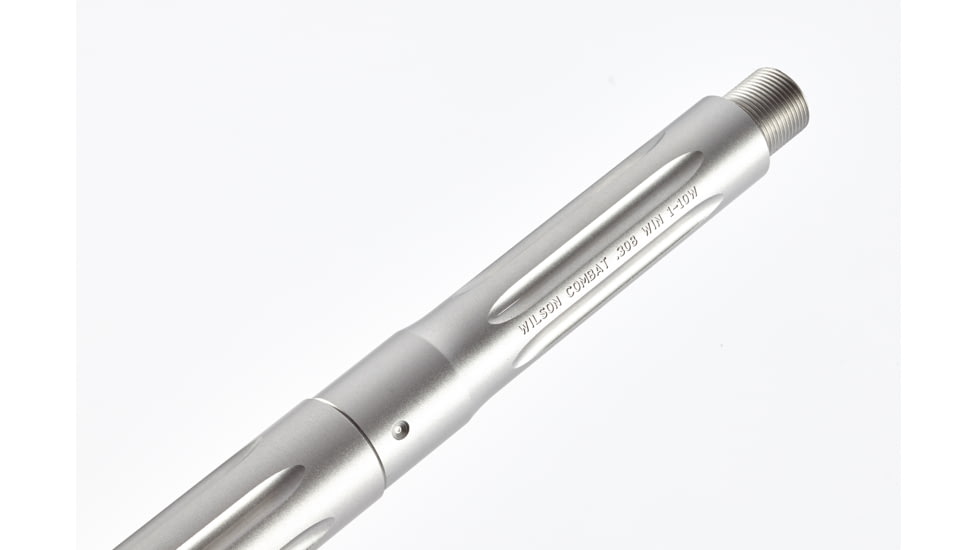 Wilson Combat AR Threaded Barrel, .308 WIN, Super Sniper, 18 in, Fluted, Threaded, 1-10 Twist, TR-308SSRG18FT10