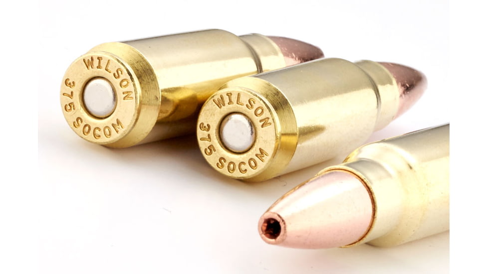 Wilson Combat Barnes .375 SOCOM 235 Grain Tipped Triple-Shock X Brass Cased Pistol Ammo, 20 Round, A375-235-TSX-20RD