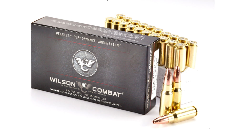 Wilson Combat Barnes .375 SOCOM 235 Grain Tipped Triple-Shock X Brass Cased Pistol Ammo, 20 Round, A375-235-TSX-20RD