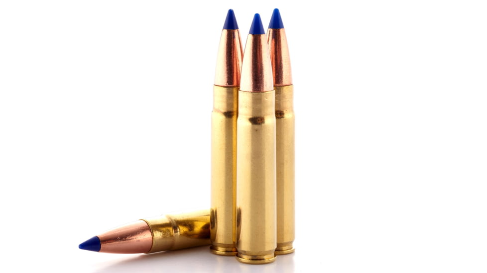 Wilson Combat Barnes 7.62x40mm Wilson Tactical 110 Grain Tipped Triple-Shock X Brass Cased Pistol Ammo, 20 Round, A762-110-TTSX-20RD