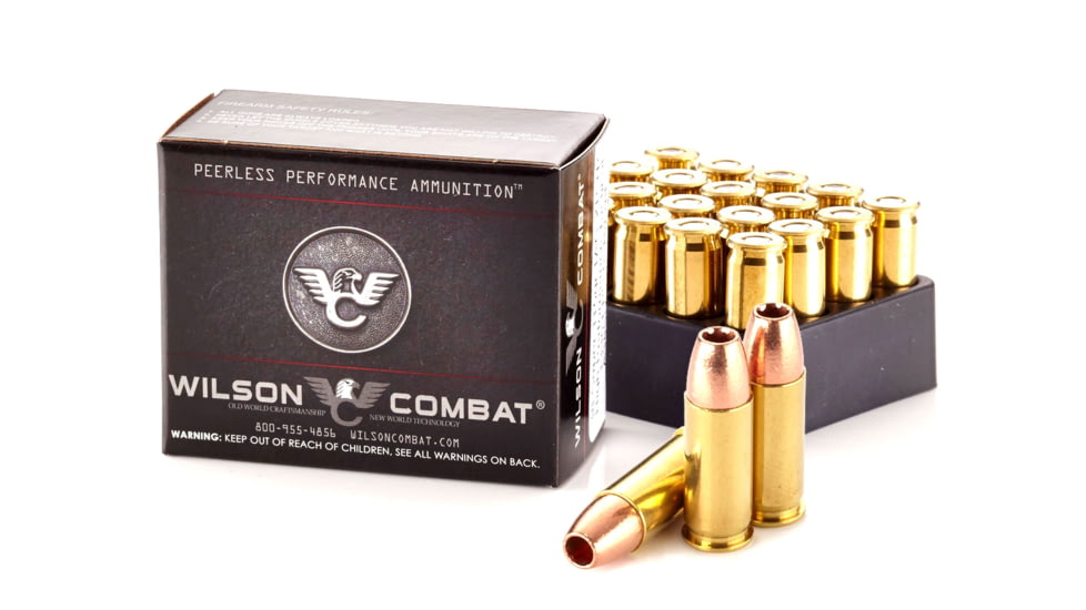 Wilson Combat Barnes TAC-XP .38 Super +P 115 Grain Brass Cased Pistol Ammo, 20 Rounds, A38SU-115-TACXP-20RD