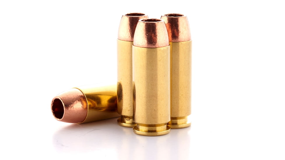 Wilson Combat Barnes TAC-XP .40 S&amp;W 140 Grain Brass Cased Pistol Ammo, 1350 FPS, 20 Rounds, A10-140-TACXP-20RD