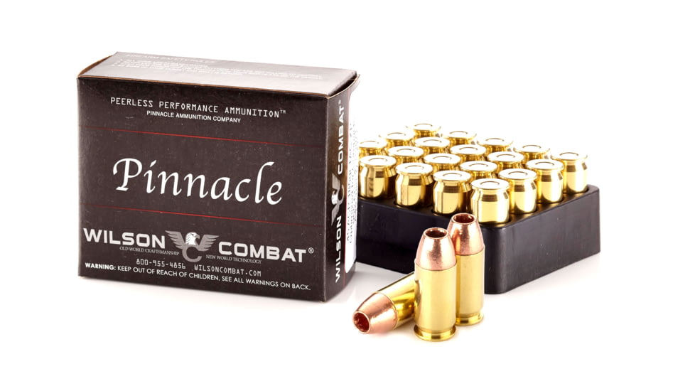 Wilson Combat Barnes TAC-XP .45 ACP 185 Grain Brass Cased Pistol Ammo, 20 Round, A45-185-TACXP-C-20RD