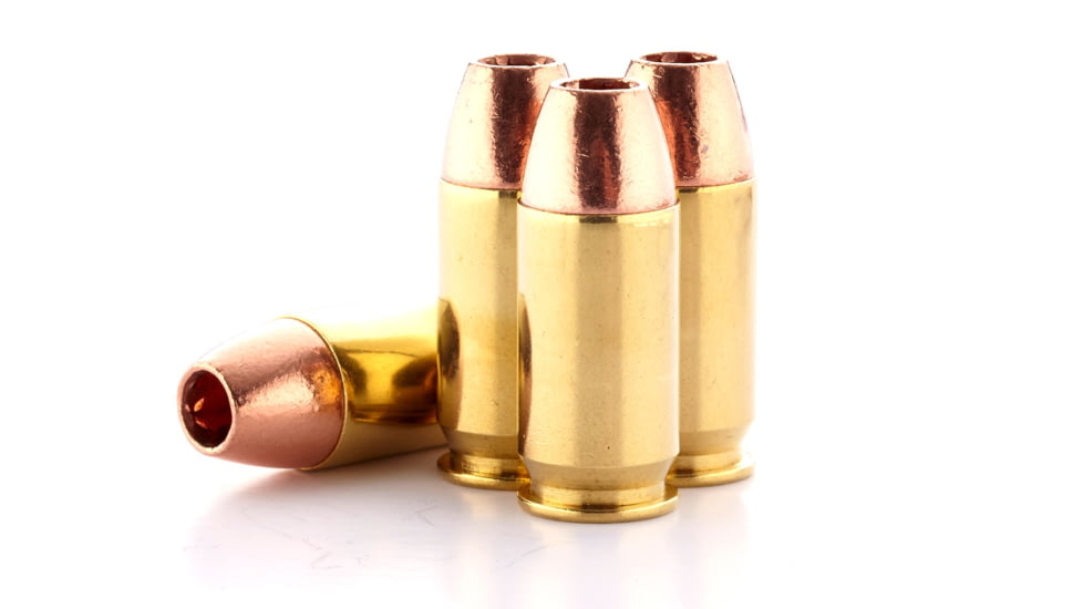 Wilson Combat Barnes TAC-XP .45 ACP +P 185 Grain Brass Cased Pistol Ammo, 20 Rounds, A45-185-TACXP-20RD