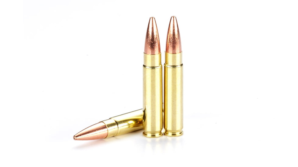 Wilson Combat Barnes TTSX 300 HAMR 110 Grain Brass Cased Pistol Ammo, 20 Round, A300HMR-110-TSX-20RD