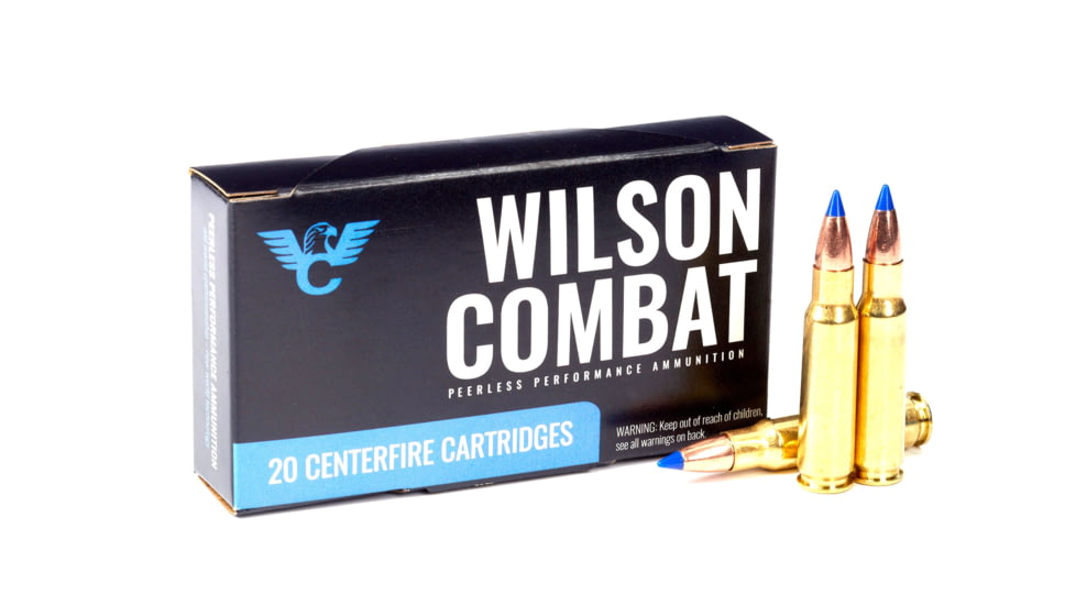 Wilson Combat Barnes TTSX 6.8mm Remington SPC 95 Grain Brass Cased Pistol Ammo, 20 Round, A68-95-TTSX-20RD