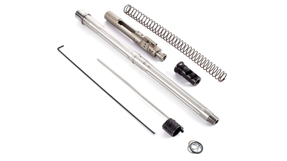 Wilson Combat Barrel Built Kit, AR Platform, Bushmaster ACR, .450 Bushmaster, 16 in, Recon Tactical, Carbine Length, 1-24 Twist, Rapid Thread Muzzle Brake, 11/16x24 Threaded, Glass Bead, TR-450K16F24R