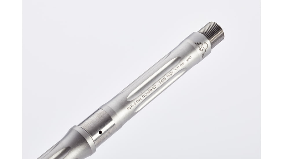 Wilson Combat Barrel, Match Grade, AR-10, .308 Winchester, Tactical Hunter, 18in, Fluted, 5/8x24 TPI, 1-11.25 Twist, Stainless Steel, TR-308THRG18FT11.25