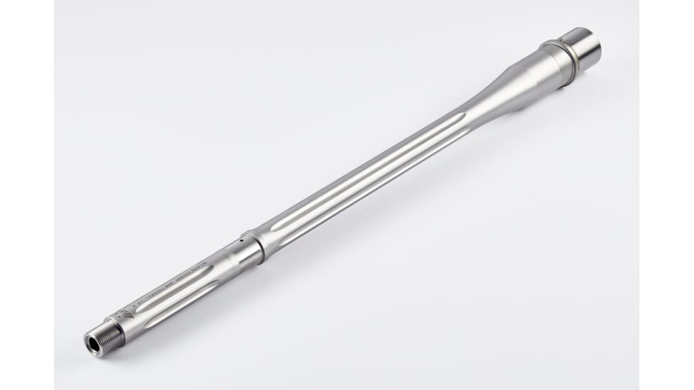 Wilson Combat Barrel, Match Grade, AR-10, .338 Federal, Tactical Hunter, 18in, Fluted, 5/8x24 TPI, 1-12 Twist, Stainless Steel, TR-338THRG18FT12