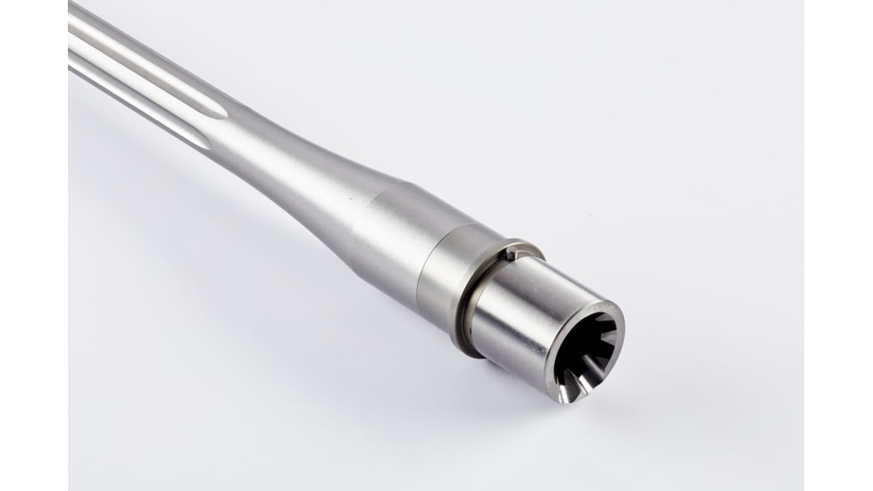 Wilson Combat Barrel, Match Grade, AR-10, .338 Federal, Tactical Hunter, 18in, Fluted, 5/8x24 TPI, 1-12 Twist, Stainless Steel, TR-338THRG18FT12