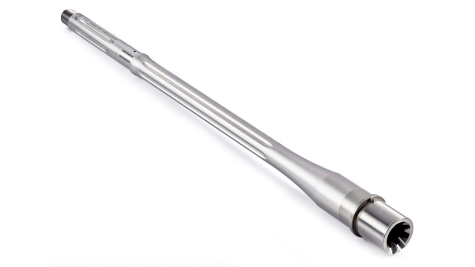 Wilson Combat Barrel, Match Grade, AR-10, .338 Federal, Tactical Hunter, 18in, Fluted, 5/8x24 TPI, 1-12 Twist, Stainless Steel, TR-338THRG18FT12