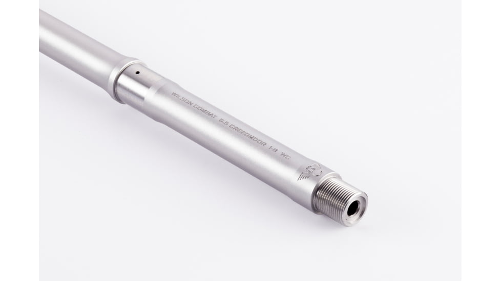 Wilson Combat Barrel, Match Grade, AR-10, 6.5 Creedmoor, Recon, 16in, Round, 5/8x24 TPI, 1-8 Twist, Stainless Steel, TR-65CRCIG16RT8