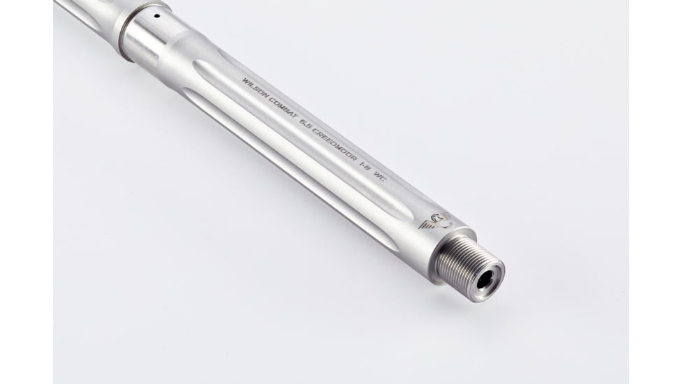 Wilson Combat Barrel, Match Grade, AR-10, 6.5 Creedmoor, Super Sniper, 20in, Fluted, 5/8x24 TPI, 1-8 Twist, Stainless Steel, TR-65CSSRG20FT8