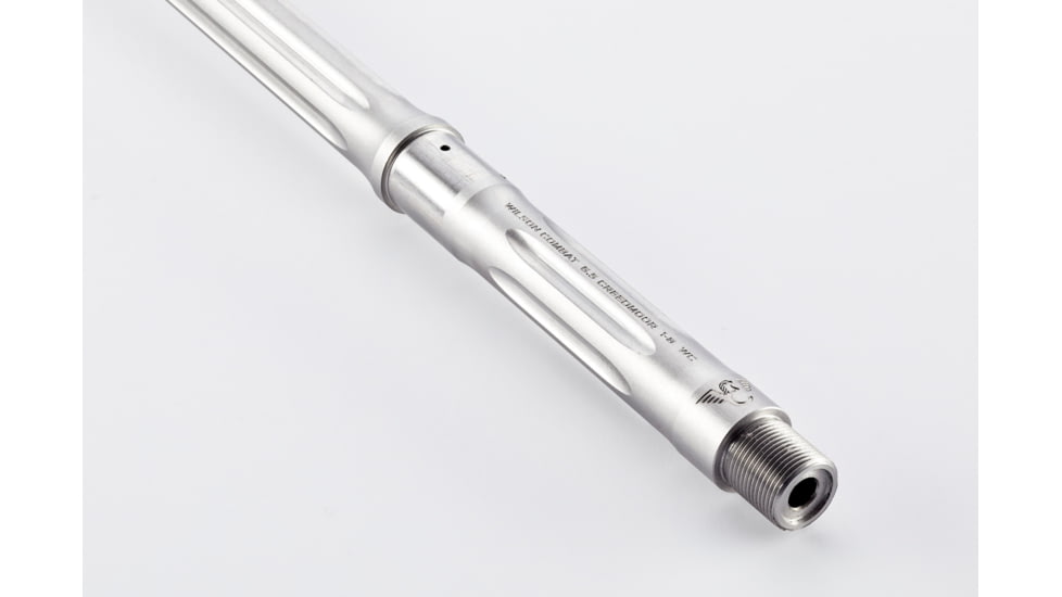 Wilson Combat Barrel, Match Grade, AR-10, 6.5 Creedmoor, Tactical Hunter, 18in, Fluted, 5/8x24 TPI, 1-8 Twist, Stainless Steel, TR-65CTHRG18FT8