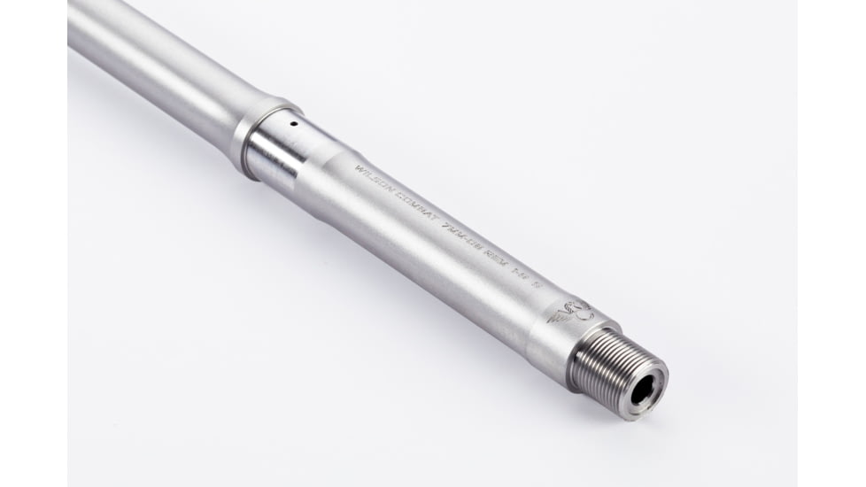 Wilson Combat Barrel, Match Grade, AR-10, 7mm-08 Remington, Tactical Hunter, 18in, 1-9.5 Twist, Stainless, Stainless Steel, TR-708THRG18RT9.5