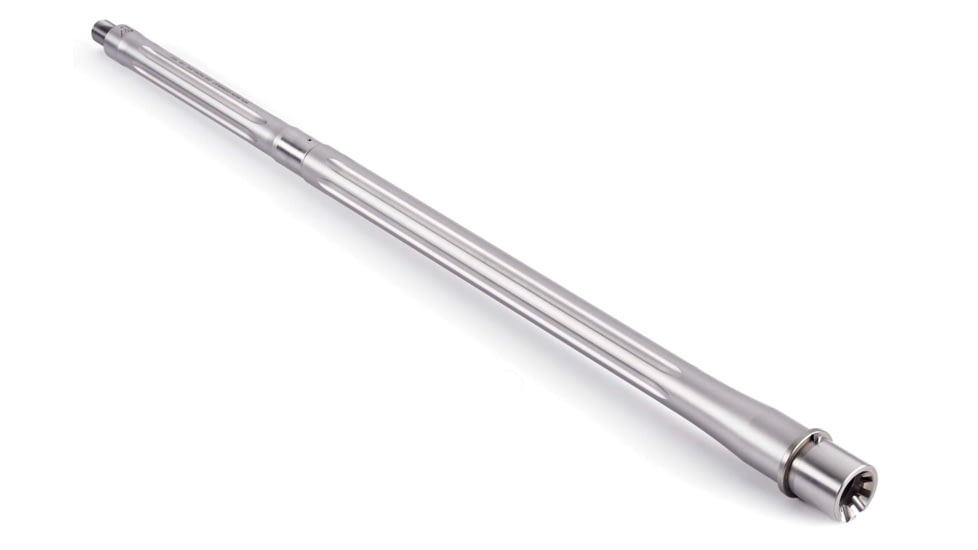 Wilson Combat Barrel, Match Grade, AR-15, .22 Nosler, Tactical Hunter, 20in, Fluted, 1/2x28 TPI, 1-8 Twist, Stainless Steel, TR-22NTHRG20FT8
