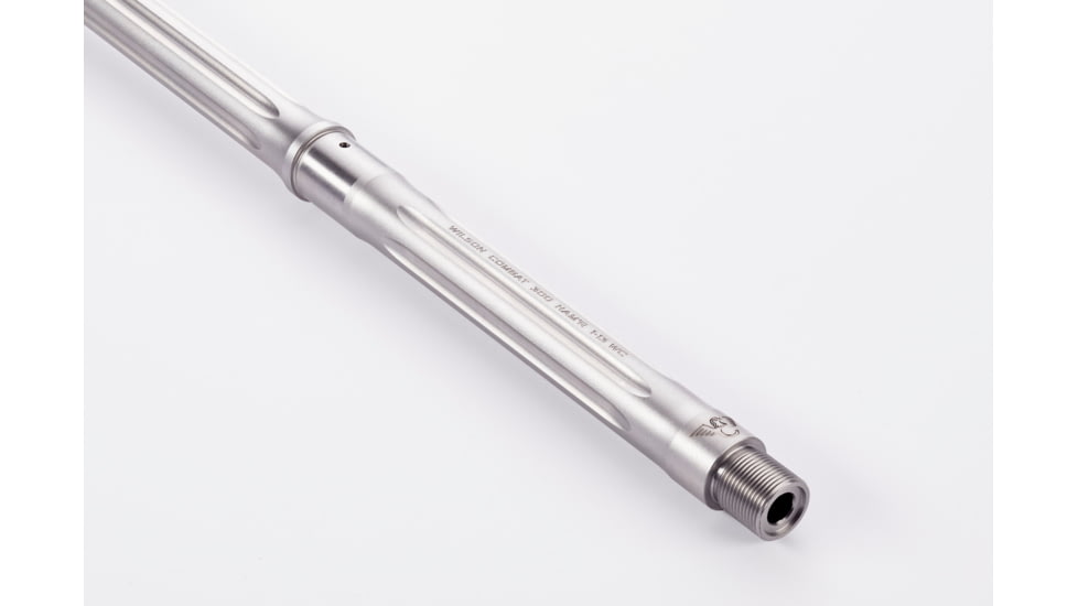 Wilson Combat Barrel, Match Grade, AR-15, 300 HAMR, Recon Tactical, 16in, Fluted, 5/8x24 TPI, 1-13 Twist, Stainless Steel, TR-300HRCMG16FT13