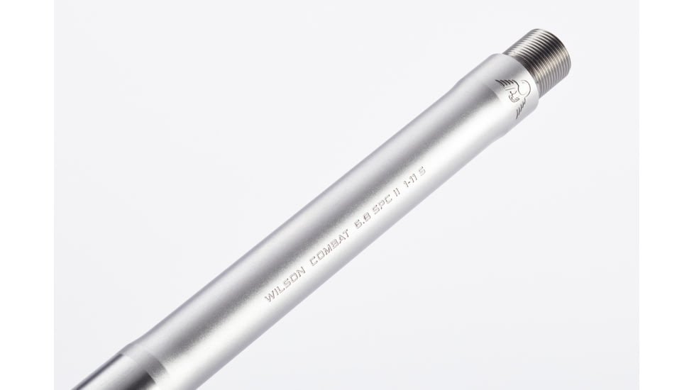 Wilson Combat Barrel, Match Grade, AR-15, 6.8 SPC II, Recon, 16in Round, 5/8x24 TPI, 1-11 Twist, Stainless Steel, TR-68RCMG16RT11