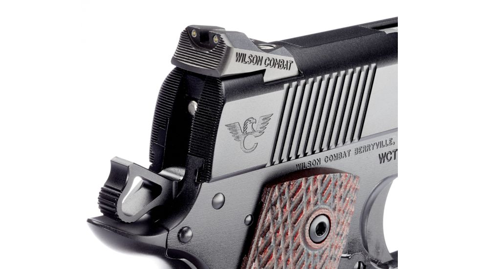 Wilson Combat Battlesight, Square Notch, Serrated Blade, Tritium 598SQ