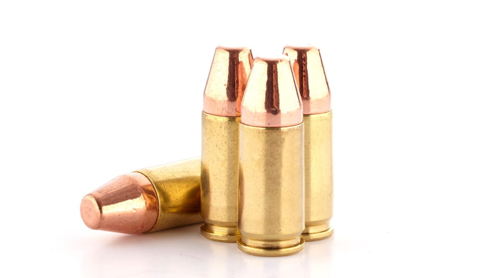 Wilson Combat Berry HBFN Remanufactured 135 Grain Brass Cased Pistol Ammo, 400 Rounds, RA9-135-HBFN-400RD