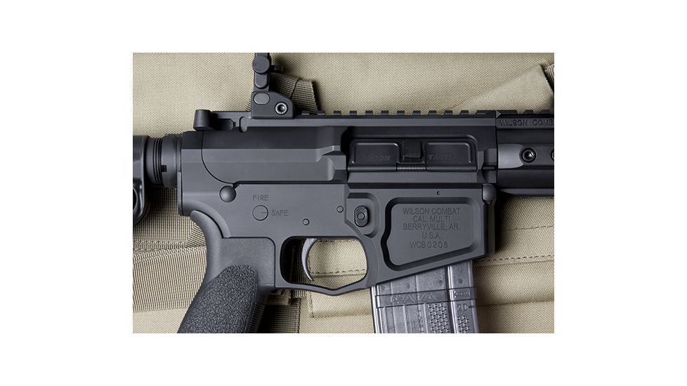 Wilson Combat AR-15 Billet Stripped Upper Receiver, 5.56x45mm NATO, Black, TR-UPPER-BIL