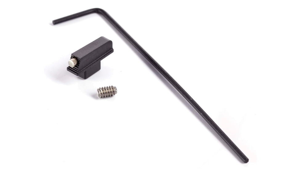 Wilson Combat Colt Python/Anaconda Front Sight, Snag-Free, Black/White Gold, 1053FWG180