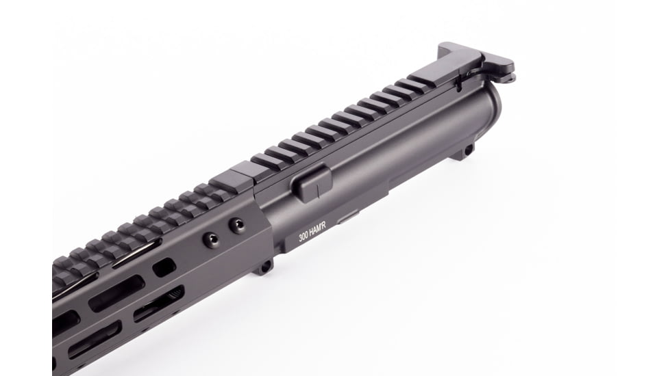 Wilson Combat Complete Upper Receiver, Protector, 300 HAMR, 16 inch Barrel, Mid Length, 1-15 Twist, 5/8x24 Thread, M-LOK Handguard, Q-COMP, Armor-Tuff, Black, TR-UF300HLEM16RQ15B