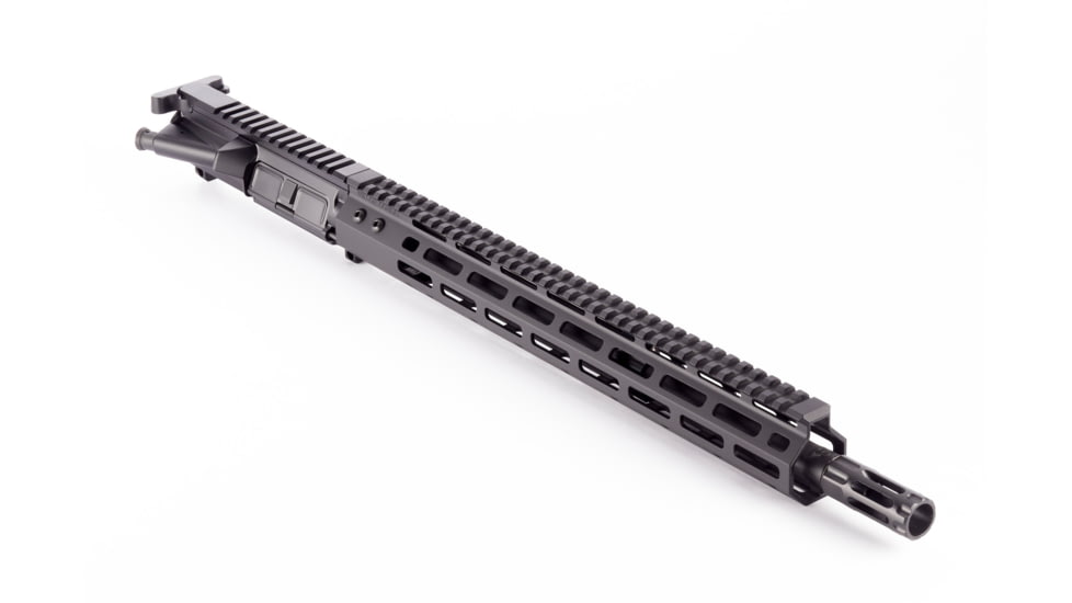 Wilson Combat Complete Upper Receiver, Protector, 300 HAMR, 16 inch Barrel, Mid Length, 1-15 Twist, 5/8x24 Thread, M-LOK Handguard, Q-COMP, Armor-Tuff, Black, TR-UF300HLEM16RQ15B