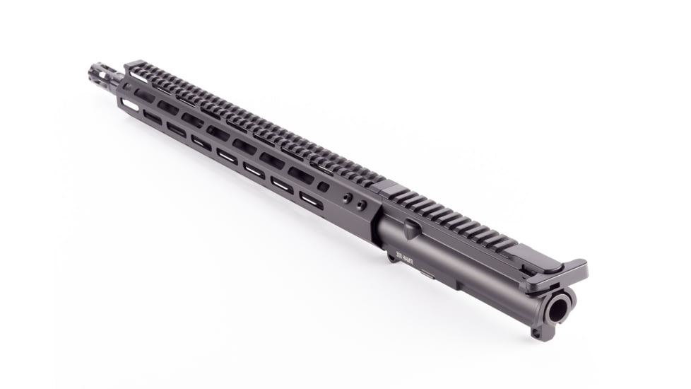 Wilson Combat Complete Upper Receiver, Protector, 300 HAMR, 16in Barrel, Mid Length, 1-15 Twist, 5/8x24, M-LOK, Q-COMP, Armor-Tuff, Black, TR-UFW300HLEM16RQ15B