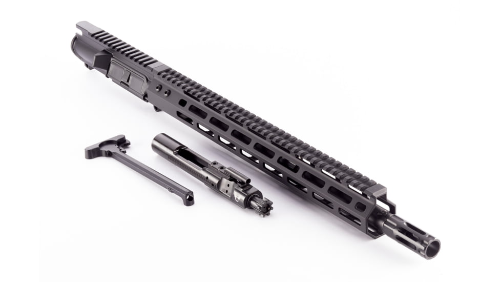 Wilson Combat Complete Upper Receiver, Protector, 300 HAMR, 16in Barrel, Mid Length, 1-15 Twist, 5/8x24, M-LOK, Q-COMP, Armor-Tuff, Black, TR-UFW300HLEM16RQ15B
