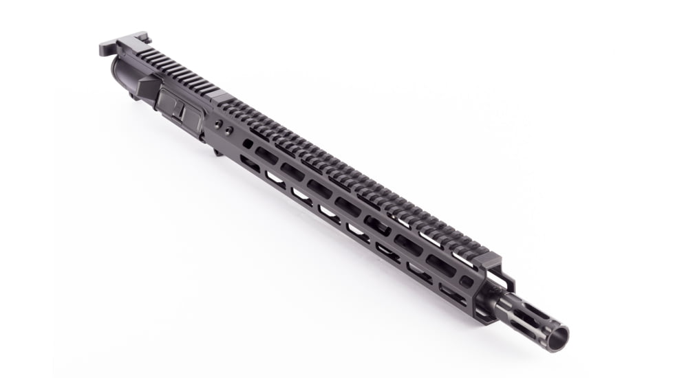 Wilson Combat Complete Upper Receiver, Protector, 300 HAMR, 16in Barrel, Mid Length, 1-15 Twist, 5/8x24, M-LOK, Q-COMP, Armor-Tuff, Black, TR-UFW300HLEM16RQ15B