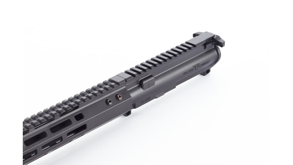 Wilson Combat Complete Upper Receiver, Ranger, 300 HAMR, 16 inch Barrel, Mid Length, 1-15 Twist, 5/8 24 Thread, M-LOK Handguard, Q-COMP, Armor-Tuff, Black, TR-UF300HRAM16RQ15B