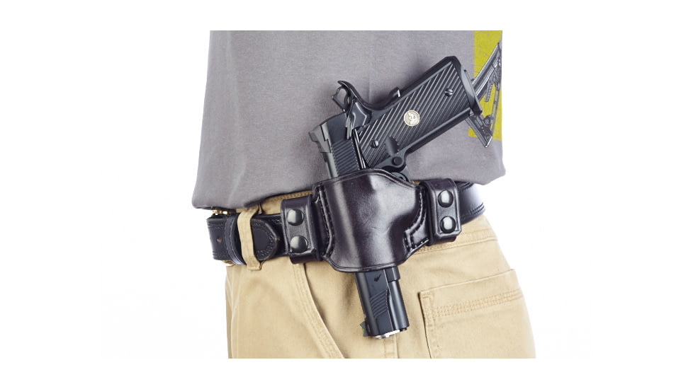 Wilson Combat Covert Carry QD Holster, 1911, Left Hand, Black Leather CC1BLL15