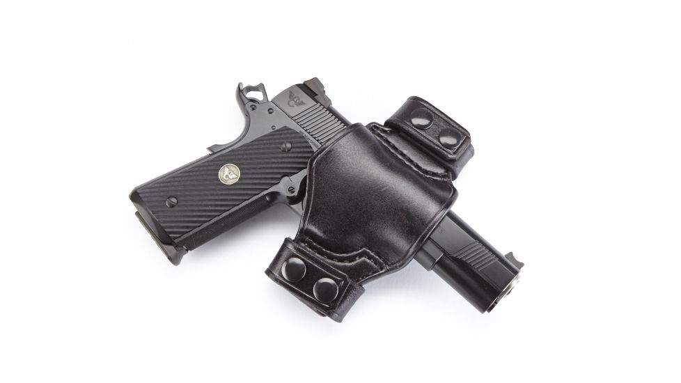 Wilson Combat Covert Carry QD Holster, 1911, Right Hand, Black Leather CC1BLR15