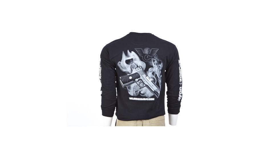 Wilson Combat CQB Pistol Long Sleeve T-Shirt, Black, Small 581S