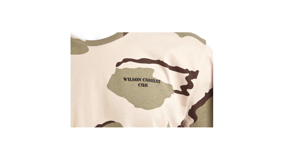 Wilson Combat CQB Pistol T-Shirt, Desert Camo, Large 556L