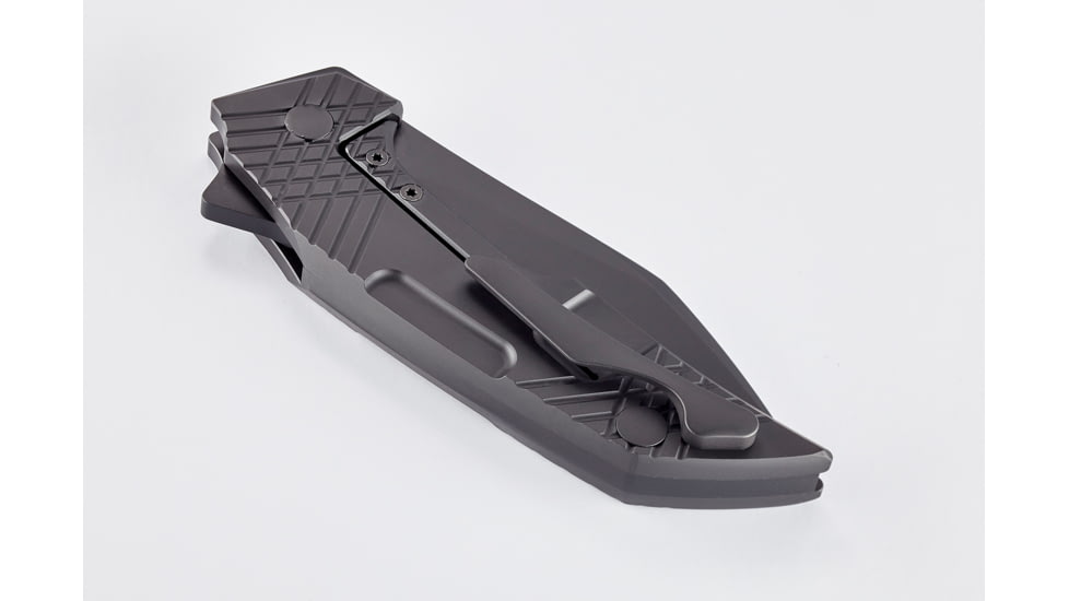 Wilson Combat EDC-X Tactical Folding Knife, X-TAC Pattern, Titanium Framelock, Black, WTK-EDCX-B