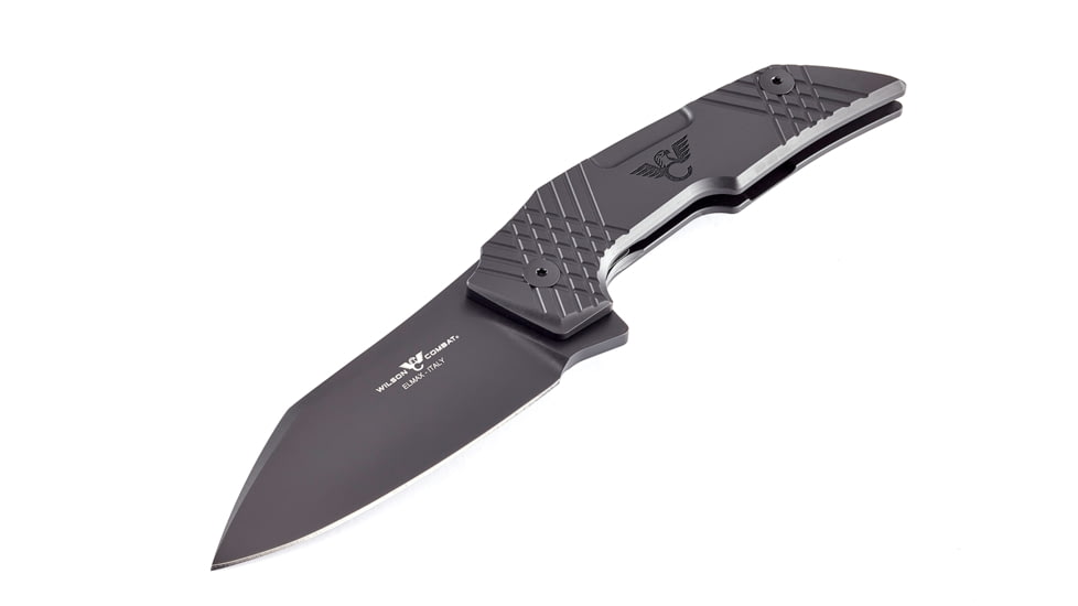 Wilson Combat EDC-X Tactical Folding Knife, X-TAC Pattern, Titanium Framelock, Black, WTK-EDCX-B