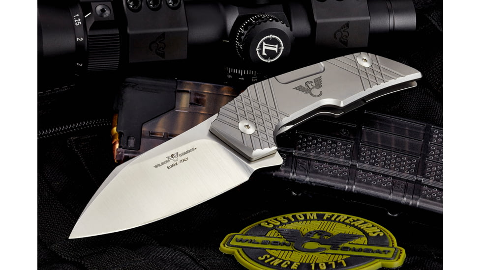 Wilson Combat EDC-X Tactical Folding Knife X-TAC Pattern, Titanium Framelock, WTK-EDCX