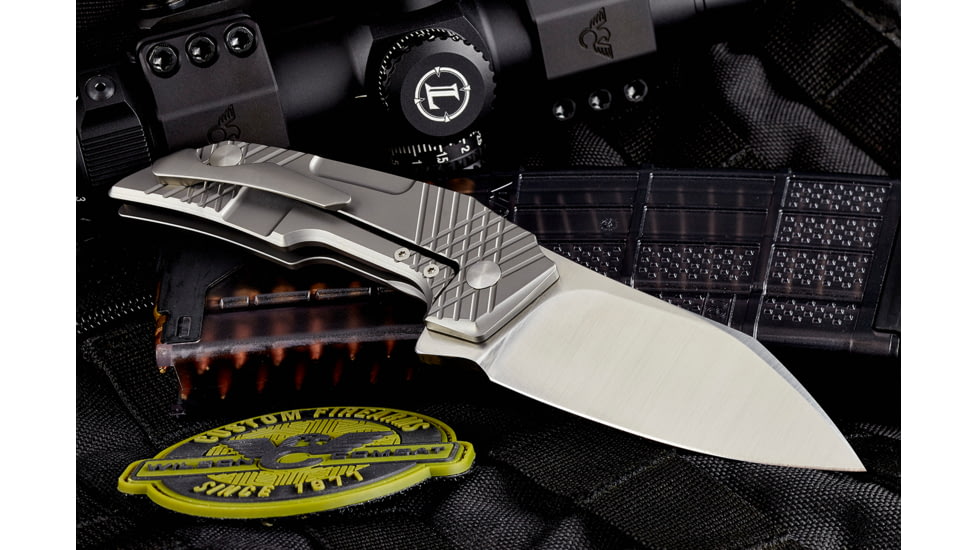 Wilson Combat EDC-X Tactical Folding Knife X-TAC Pattern, Titanium Framelock, WTK-EDCX