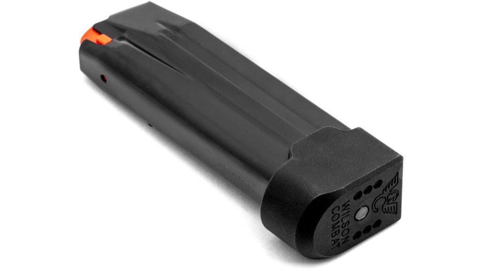 Wilson Combat EDC X9s/SFX9, 9mm, 15 Round Pistol Magazine w/Extended Aluminum Base Pad, Black, 849-9S15-15RD