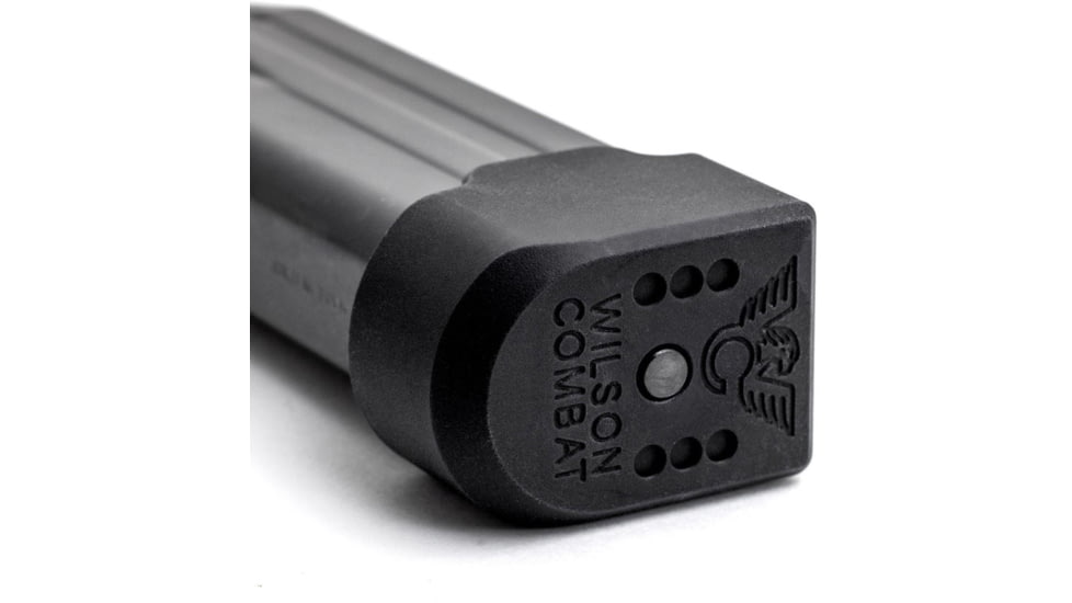 Wilson Combat EDC X9s/SFX9, 9mm, 15 Round Rifle Magazine w/Extended Aluminum Base Pad, Black, 849-9S15-15RD