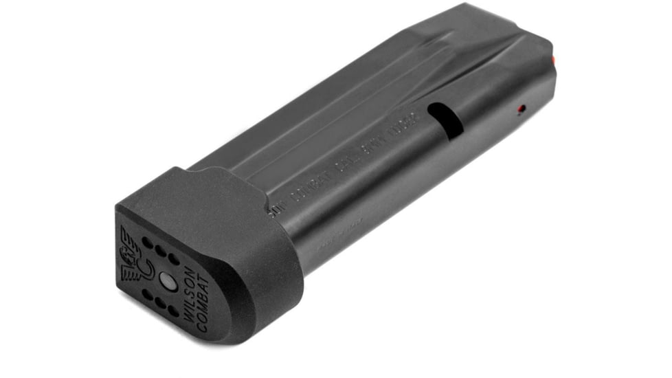 Wilson Combat EDC X9s/SFX9, 9mm, 15 Round Rifle Magazine w/Extended Aluminum Base Pad, Black, 849-9S15-15RD