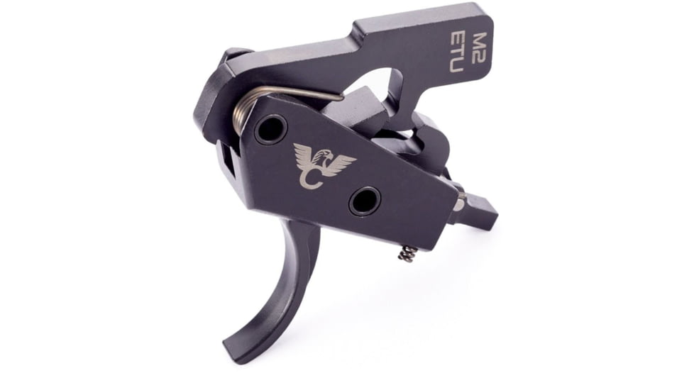 Wilson Combat Enhanced Trigger Unit, Curved, 4-4.5lb, Black, TRETUM2