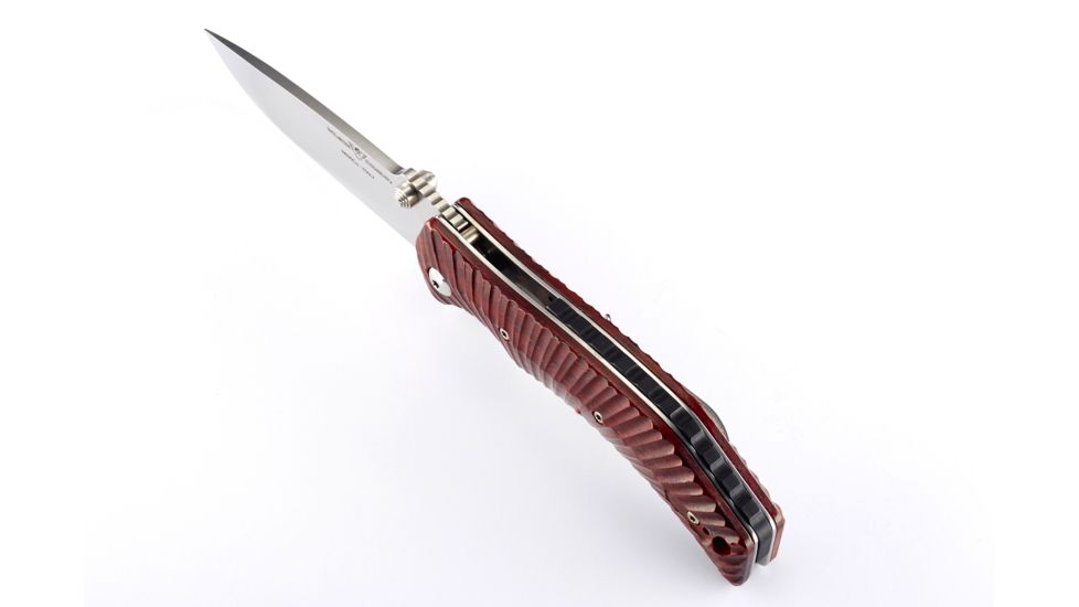 Wilson Combat Extreme Lite Carry, Cocobolo Hardwood Handle,Folding Knive, Stonewash Plain, WTK-ELC-COCO