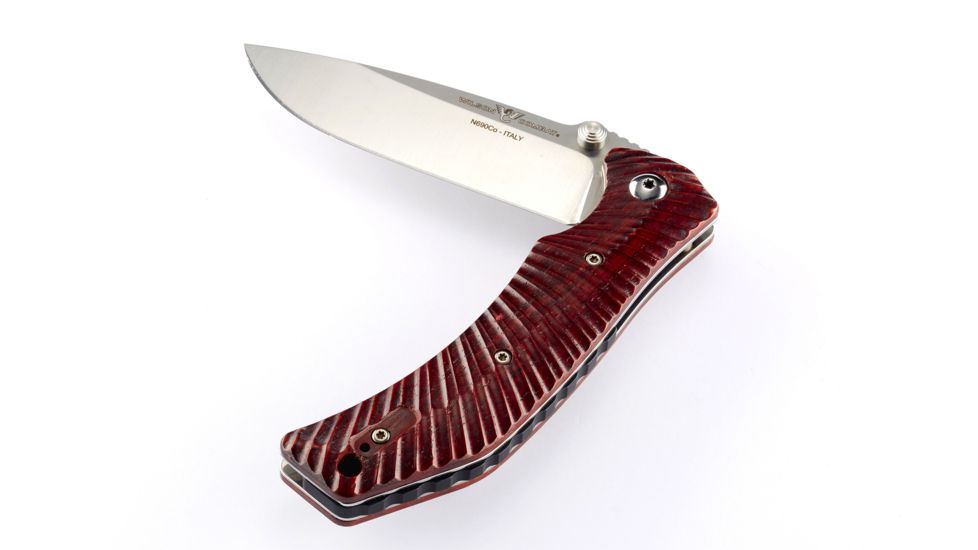Wilson Combat Extreme Lite Carry, Cocobolo Hardwood Handle,Folding Knive, Stonewash Plain, WTK-ELC-COCO